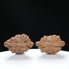 “Si Zuo Lou” Auspicious Bat-Shaped Sizhoulou Lion Head Wenwan Walnuts Pair | Size:44L*29W*33H | UPI:UR-00129