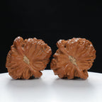 "White Lion's Head" Refined entry level Wenwan Walnuts Pair | Size:41L*43W*34H | UPI:UR-00012