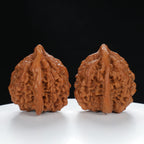 "Large Mandarin Hat" Artisan entry level Wenwan Walnuts Pair | Size:44L*42W*46H | UPI:UR-00018