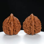 "Large Mandarin Hat" Artisan entry level Wenwan Walnuts Pair | Size:44L*42W*46H | UPI:UR-00018