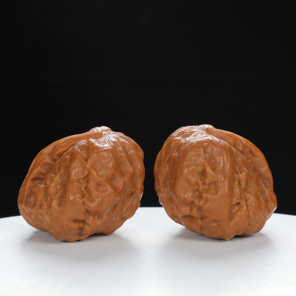 "Single Ridge" Refined entry level Wenwan Walnuts Pair | Size:36L*38W*28H | UPI:UR-00030