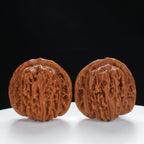 "Si Zuo Lou" Traditional entry level Wenwan Walnuts Pair | Size:41L*40W*40H | UPI:UR-00047