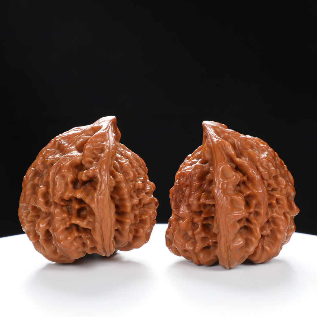 "Snake Head" Collector's Ultra Rare Full-Bellied Snake Head Hand-Matched Wenwan Walnuts Pair | Size:49L*40W*42H | UPI:UR-00060
