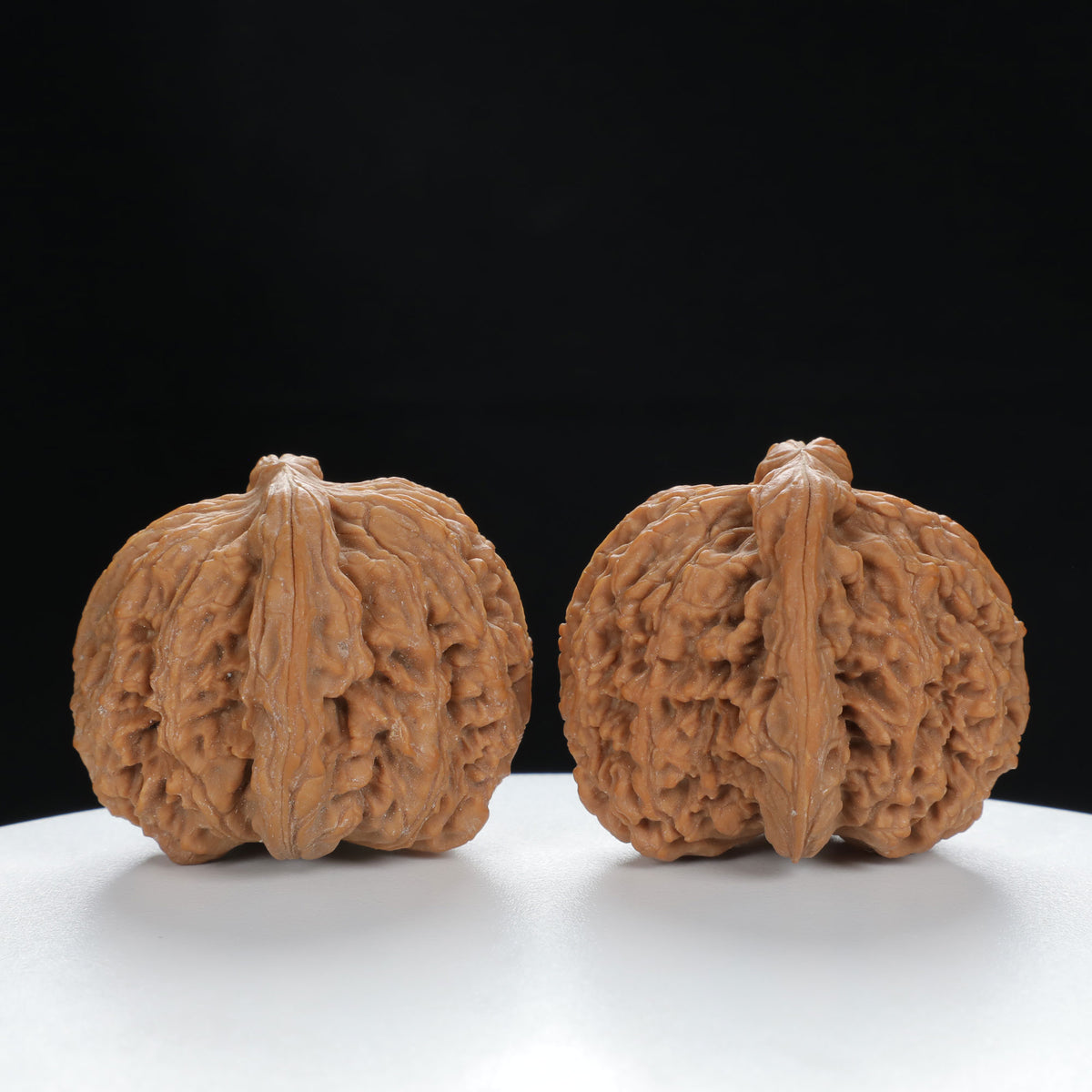 "Nanjiang Stone" Curated entry level Wenwan Walnuts Pair | Size:41L*43W*36H | UPI:UR-00062