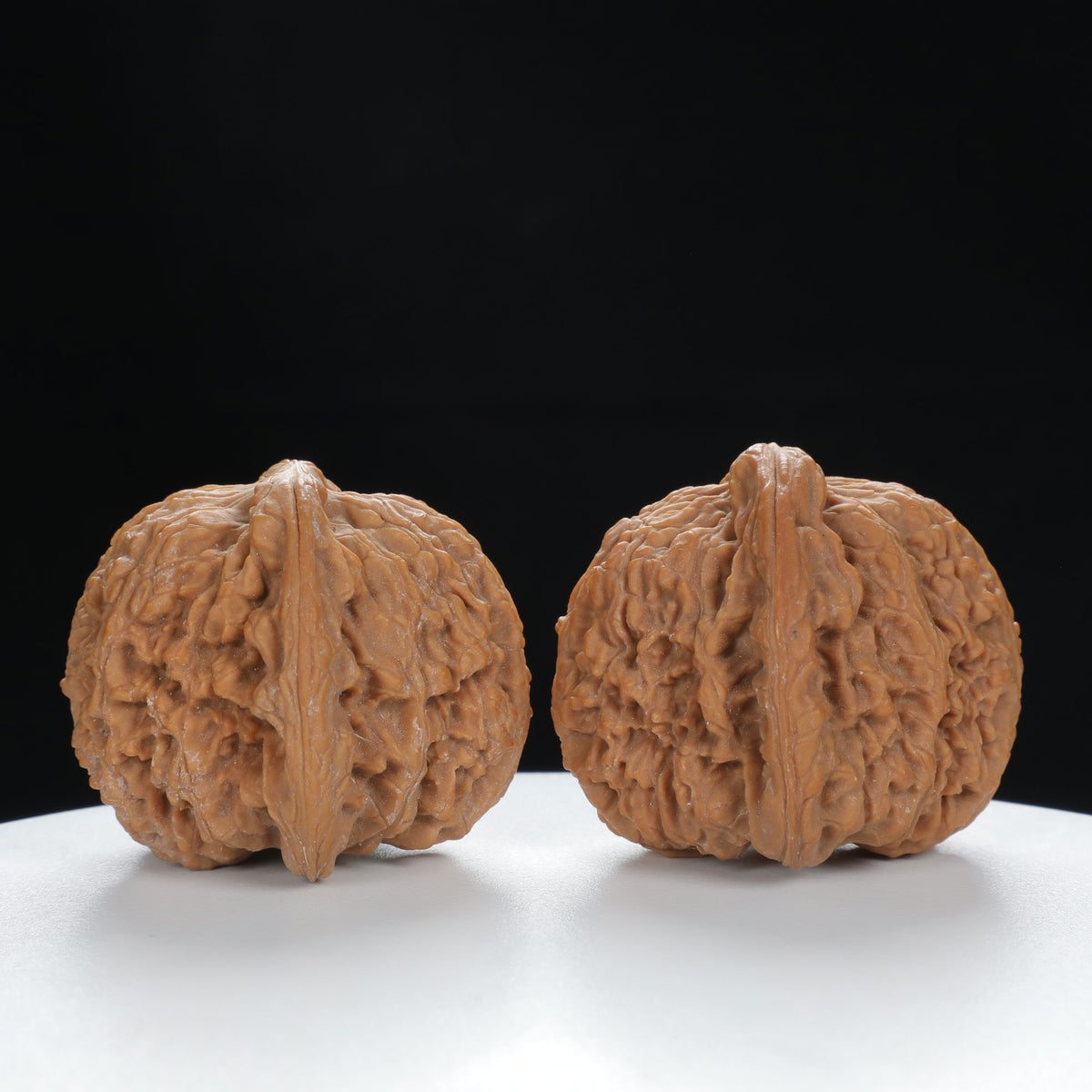 "Nanjiang Stone" Curated entry level Wenwan Walnuts Pair | Size:41L*43W*36H | UPI:UR-00062