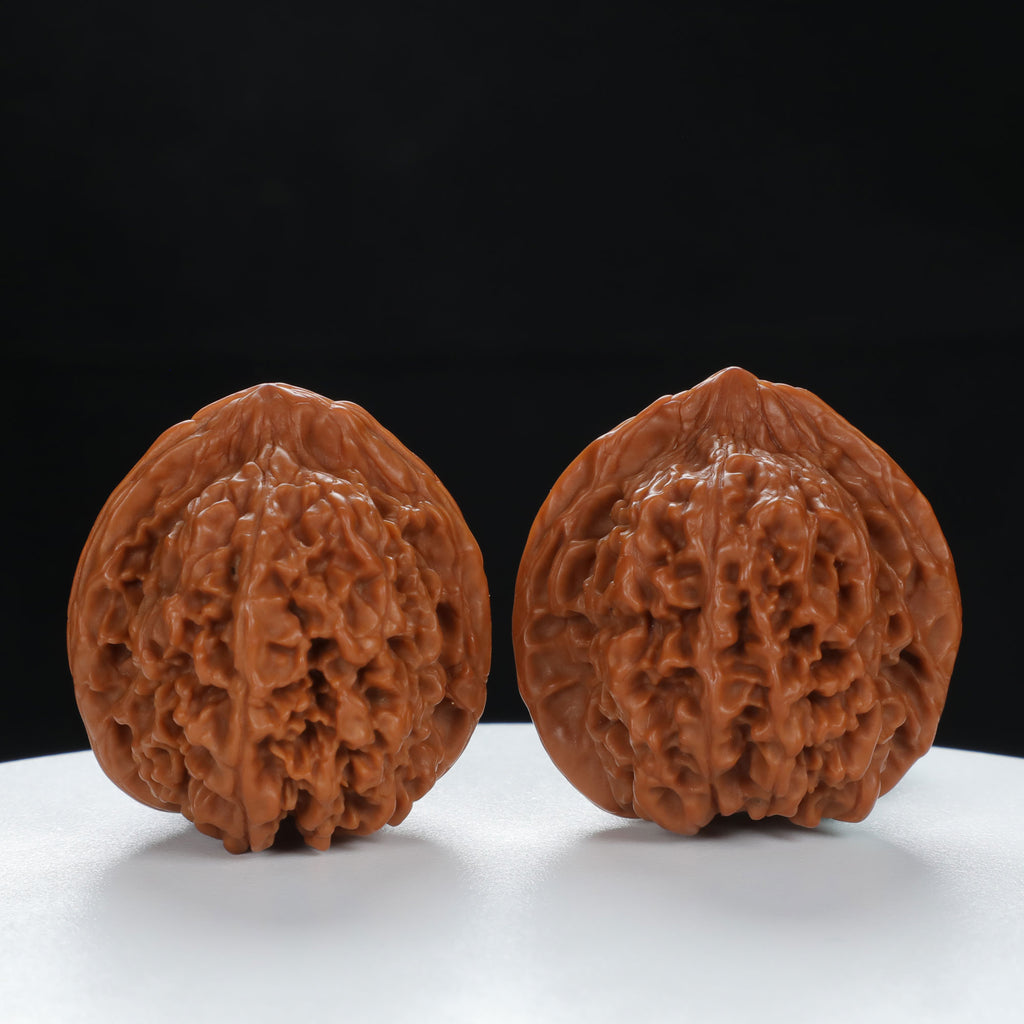 "Starry Sky" Collector's entry level Wenwan Walnuts Pair | Size:37L*36W*38H | UPI:UR-00066