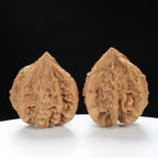 “Three-Ridged” Hand-Selected T-Shaped Triple-Ridge Wenwan Walnuts Pair | Size:37L*39W*42H | UPI:UR-00089