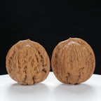 "Wheat Ear Tiger" Traditional entry level Wenwan Walnuts Pair | Size:37L*35W*37H | UPI:UR-00073