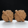 “Large Mandarin Hat” Large Broad-Rimmed Guanmao Official's Cap Wenwan Walnuts Pair | Size:47L*40W*43H | UPI:UR-00074