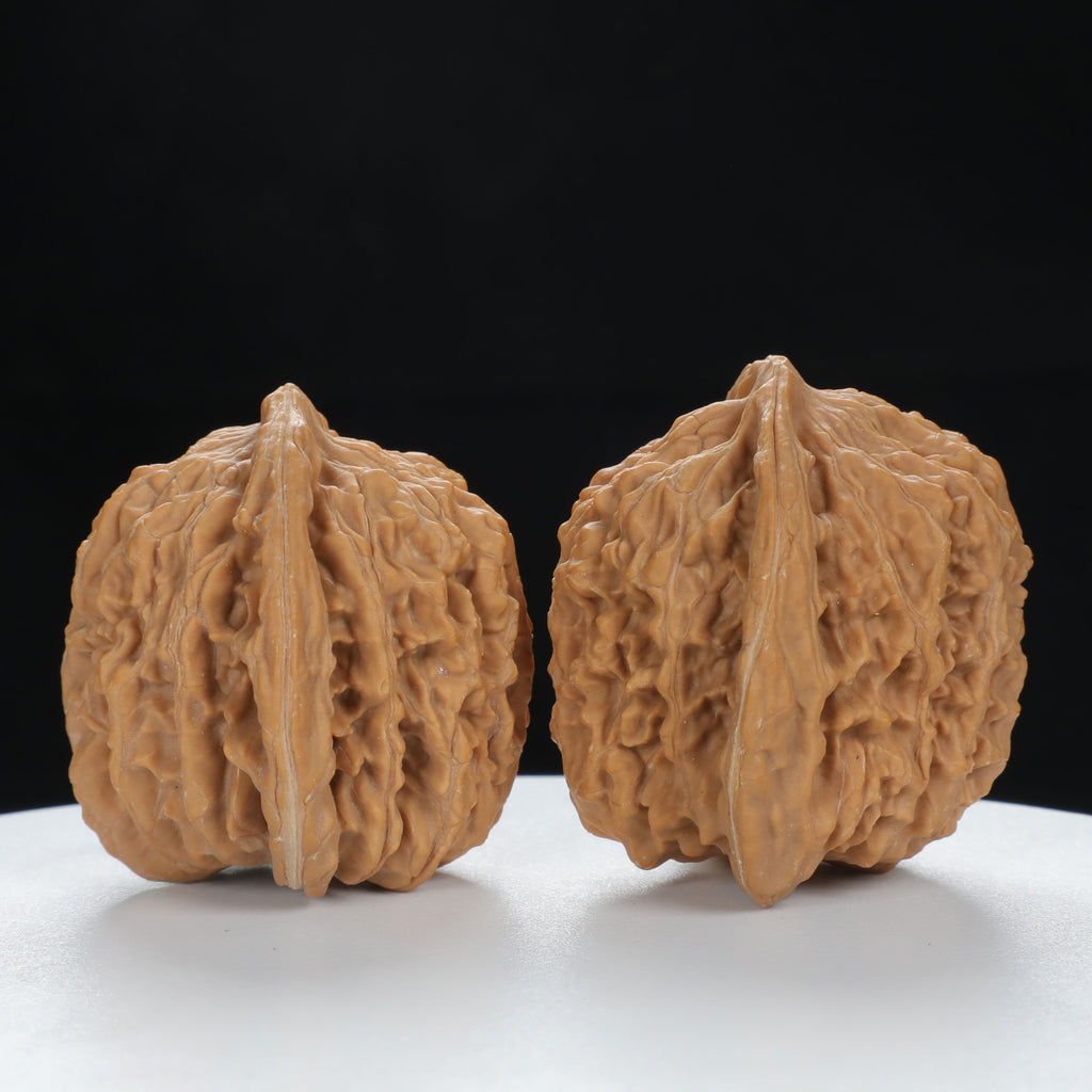 "Si Zuo Lou" Authentic entry level Wenwan Walnuts Pair | Size:45L*40W*43H | UPI:UR-00079