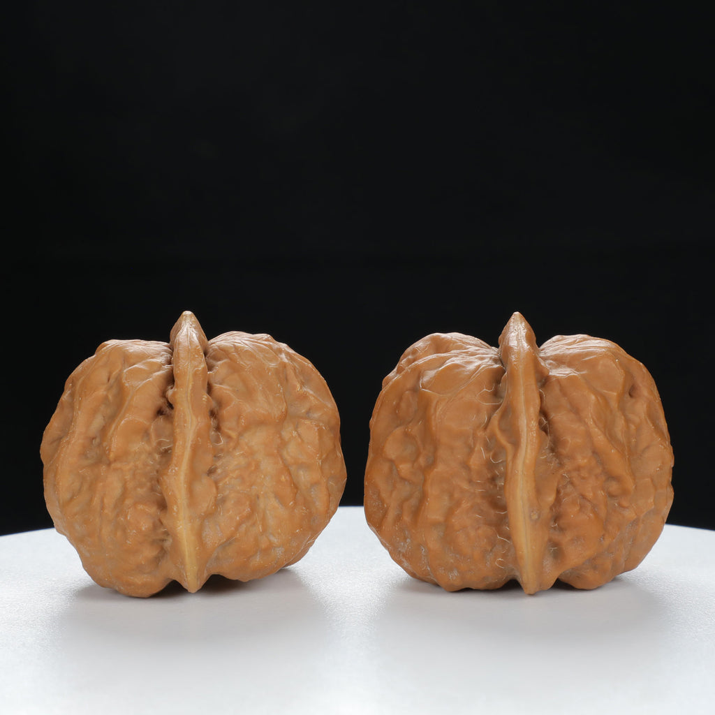 "Toad Head" Artisan entry level Wenwan Walnuts Pair | Size:38L*39W*34H | UPI:UR-00084