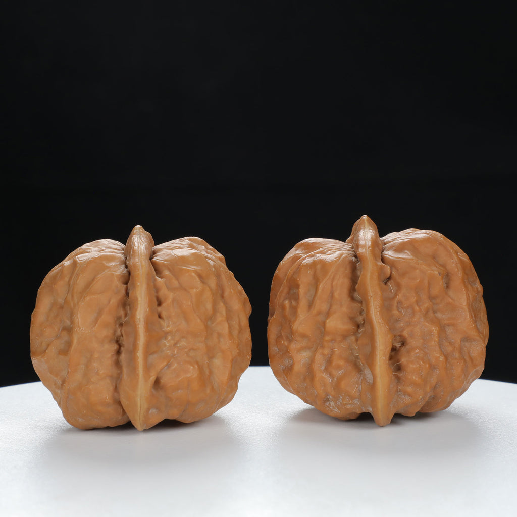 "Toad Head" Artisan entry level Wenwan Walnuts Pair | Size:38L*39W*34H | UPI:UR-00084