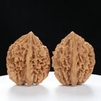 “Fortune Mouse / Bodhi Seed” Fortune Rat (Nine-Story Pagoda Origin) Tall-Stature Wenwan Walnuts Pair | Size:40L*41W*53H | UPI:UR-00043