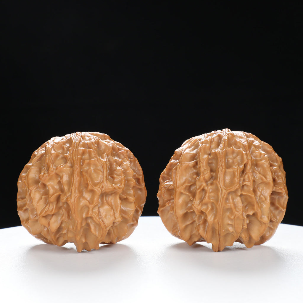 “Snake Head” Collector's Ultra Rare Full-Bellied Snake Head Hand-Matched Wenwan Walnuts Pair | Size:38L*25W*34H | UPI:UR-00092