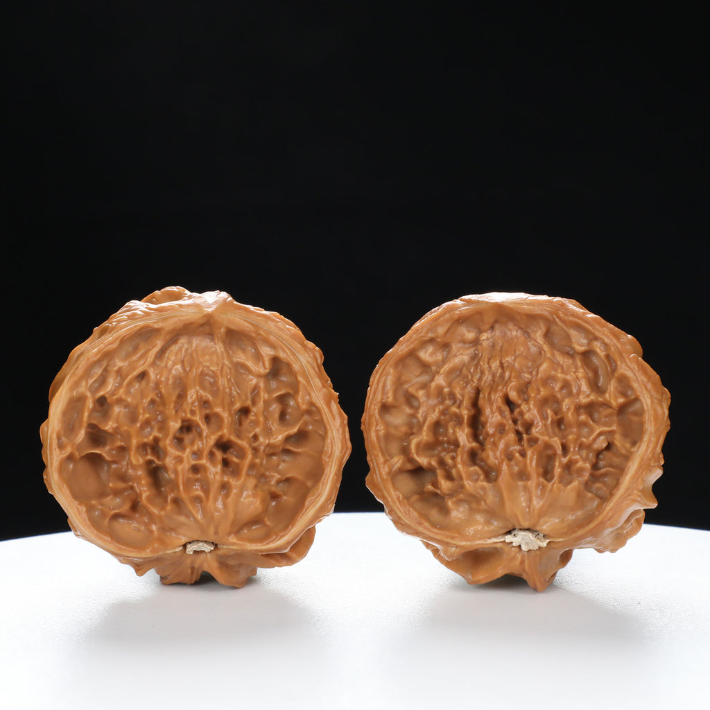 “Snake Head” Compact Mini Snake Head Treasure Basin Deformed Wenwan Walnuts Pair | Size:35L*25W*30H | UPI:UR-00093