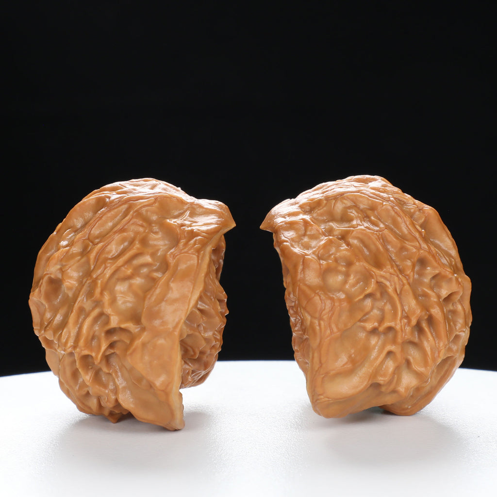 “Snake Head” Compact Mini Snake Head Treasure Basin Deformed Wenwan Walnuts Pair | Size:35L*25W*30H | UPI:UR-00093