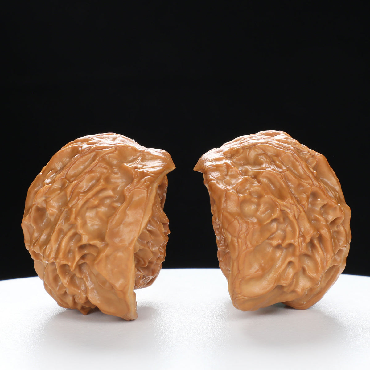 “Snake Head” Compact Mini Snake Head Treasure Basin Deformed Wenwan Walnuts Pair | Size:35L*25W*30H | UPI:UR-00093