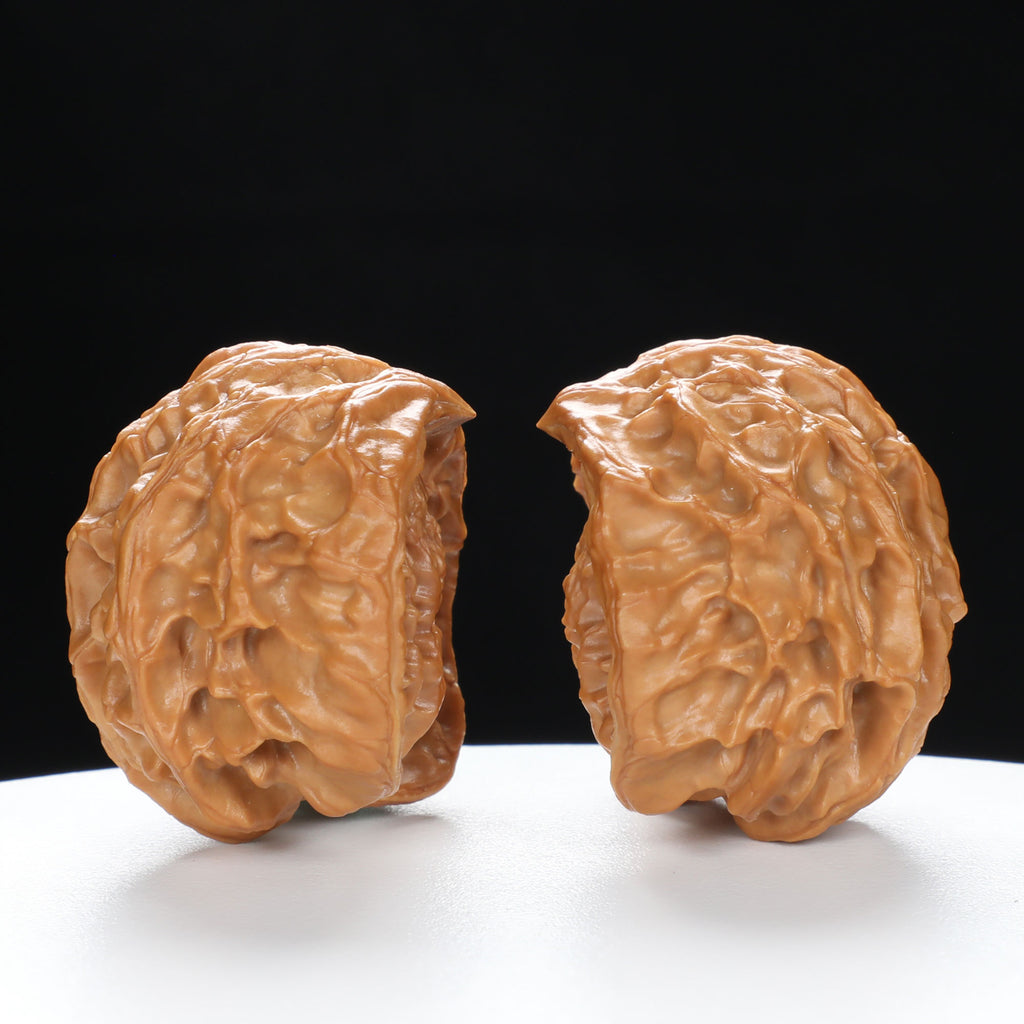 “Snake Head” Compact Mini Snake Head Treasure Basin Deformed Wenwan Walnuts Pair | Size:35L*25W*30H | UPI:UR-00093