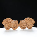 “Penguin” Natural Penguin-Shaped Irregular Wenwan Walnuts Pair | Size:30L*28W*37H | UPI:UR-00067
