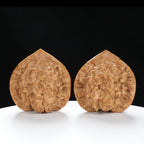 ”Large Mandarin Hat” Hand-Carved Fulushou Official's Cap Wenwan Walnuts Pair | Size:49L*43W*51H | UPI:UR-00091