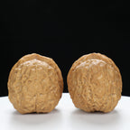 “Fortune Ingot” Big Yuanbao Gold Ingot Shape Yunnan Cloud Iron Wenwan Walnuts Pair | Size:33L*44W*35H | UPI:UR-00109