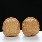 “Fortune Ingot” Big Yuanbao Gold Ingot Shape Yunnan Cloud Iron Wenwan Walnuts Pair | Size:33L*44W*35H | UPI:UR-00109