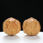 “Three-Ridged” Y-Shaped Mini Hammer Compact Triple-Ridge Wenwan Walnuts Pair | Size:34L*34W*32H | UPI:UR-00110