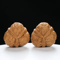 “Three-Ridged” Collector's Highly Matched Y-Form Toad Head Triple-Ridge Wenwan Walnuts Pair | Size:38L*39W*38H | UPI:UR-00111
