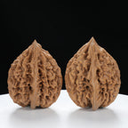 “Fortune Mouse / Bodhi Seed”  Fortune Rat (Nine-Story Pagoda Origin) Tall-Stature Wenwan Walnuts Pair | Size:41L*42W*53H | UPI:UR-00121