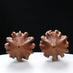 “Indonesian Vajra” Indonesian Natural Vajra Olive Pit Pair | Size:34L*34W*52H | UPI:UR-00096