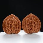 “Qilin Scale Pattern” Qilin Official's Cap Wenwan Walnuts Pair | Size:45L*44W*47H | UPI:UR-00131