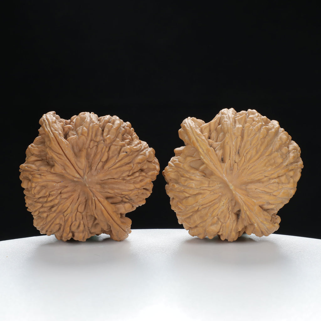 "Palace Lantern" Artisan entry level Wenwan Walnuts Pair | Size:41*40*30 mm (LxWxH)| UPI:UR-00136