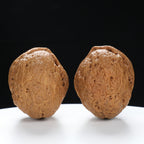 “Fortune Ingot” Flat Ingot Toad-Belly Yunnan Iron Wenwan Walnuts Pair | Size:32L*40W*38H | UPI:UR-00143