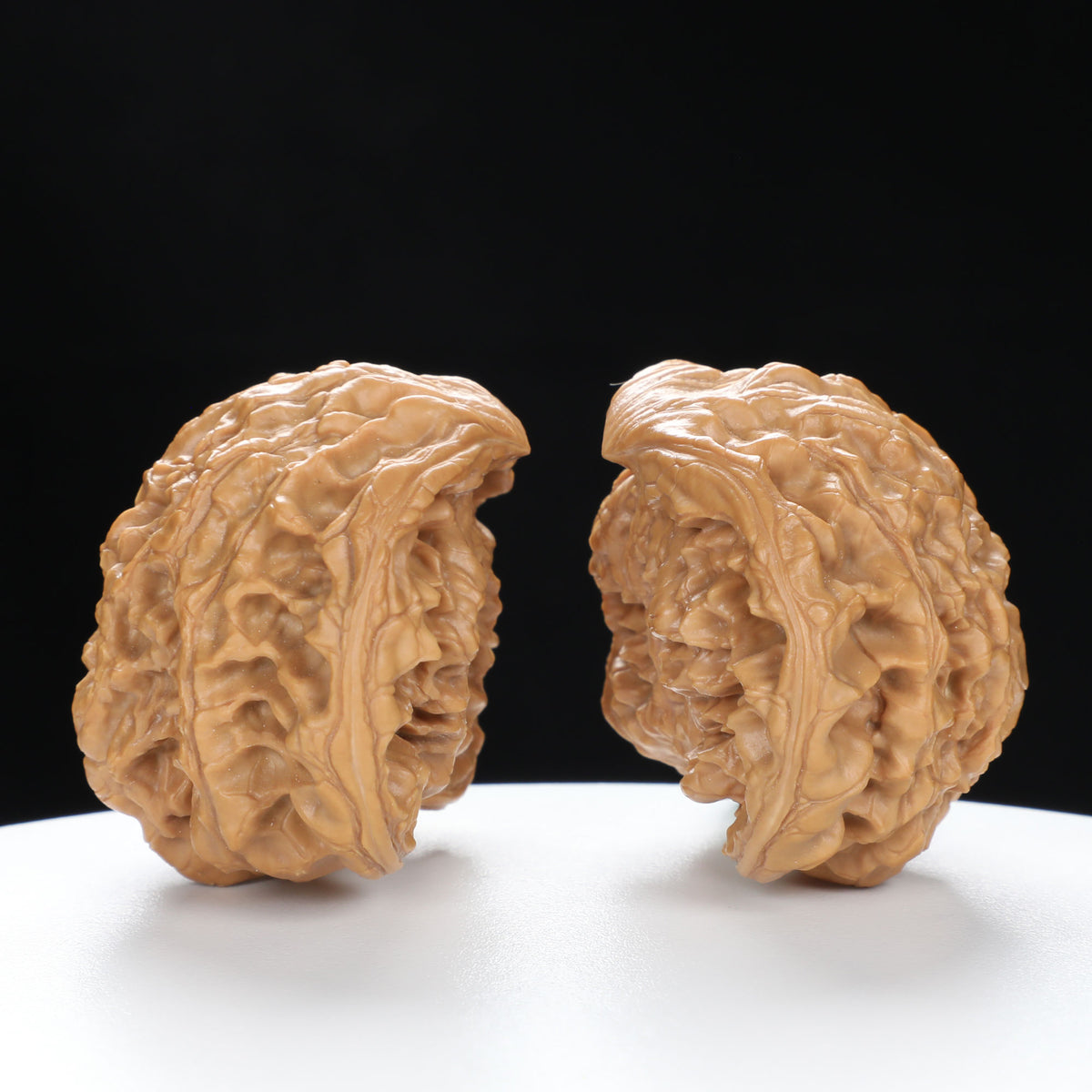 "Snake Head" Collector's Rare Large Size Cobra Snake Head Treasure Basin Hand-Matched Wenwan Walnuts Pair | Size:51L*30W*36H | UPI:UR-00141