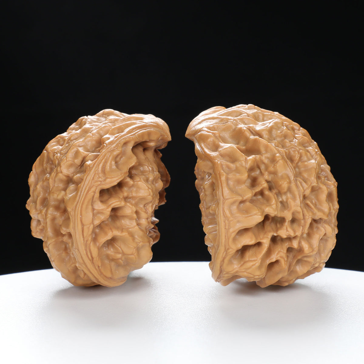 "Snake Head" Collector's Rare Large Size Cobra Snake Head Treasure Basin Hand-Matched Wenwan Walnuts Pair | Size:51L*30W*36H | UPI:UR-00141