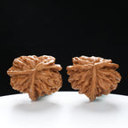 “Three-Ridged” Collector's Grade Extremely Rare Half-Wall Triple-Ridge Matched Walnuts Pair | Size:40L*32W*38H | UPI:UR-00142