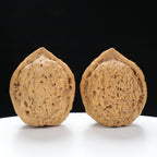 “Three-Ridged” Y-Shaped Totem Texture Natural Triple-Ridge Wenwan Walnuts Pair | Size:34L*39W*41H | UPI:UR-00144