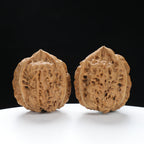 “Three-Ridged” Fine Dense Mini Totem Y-Form Triple-Ridge Wenwan Walnuts Pair | Size:34L*34W*38H | UPI:UR-00145