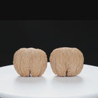 “Golden Monkey Head” Golden Thread Monkey Head Wenwan Walnuts Pair | Size:40L*30W*33H | UPI:UR-00095