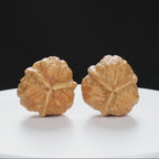 “Three-Ridged” Y-Shaped Mini Hammer Compact Triple-Ridge Wenwan Walnuts Pair | Size:34L*34W*32H | UPI:UR-00110