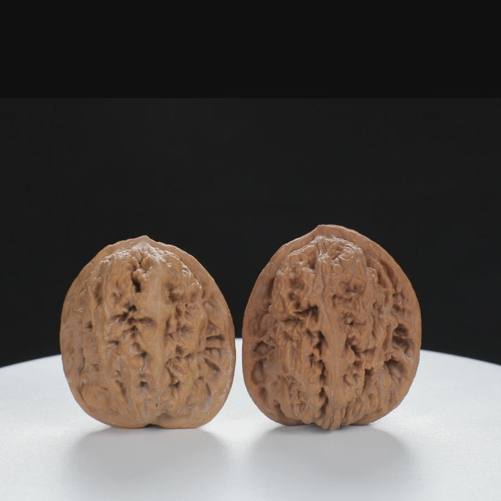 "Nanjiang Stone" Collector's entry level Wenwan Walnuts Pair | Size:39L*39W*43H | UPI:UR-00087