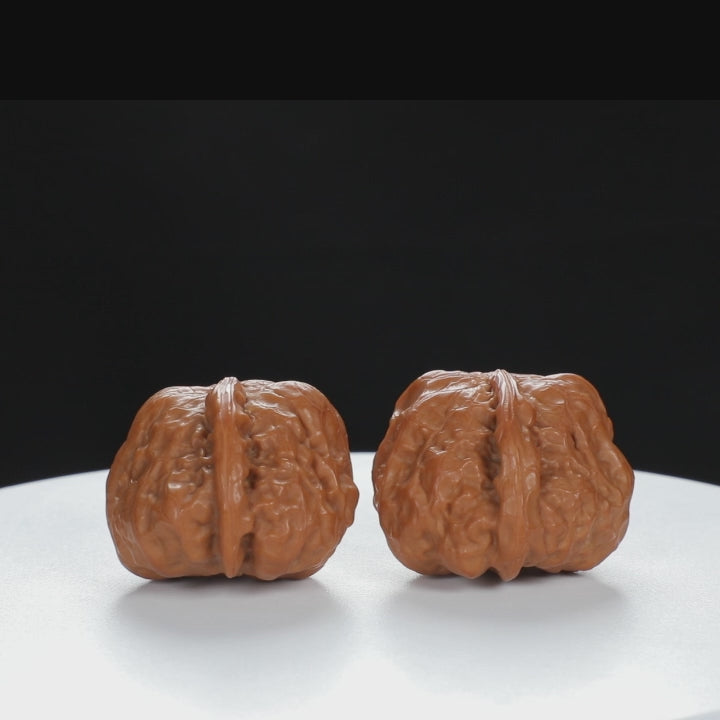 "Single Ridge" Refined entry level Wenwan Walnuts Pair | Size:36L*38W*28H | UPI:UR-00030