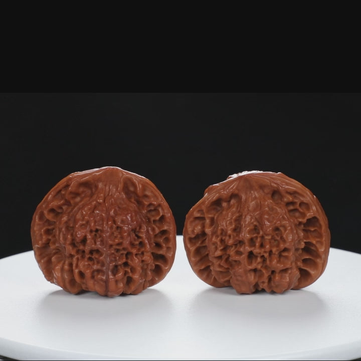 "Snake Head" Collector's Ultra Rare Full-Bellied Snake Head Hand-Matched Wenwan Walnuts Pair | Size:49L*40W*42H | UPI:UR-00060