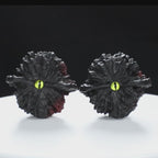 “Large Mandarin Hat” Magic Eye Inlay Official's Cap Wenwan Walnuts Pair | Size:43L*40W*38H | UPI:UR-00107