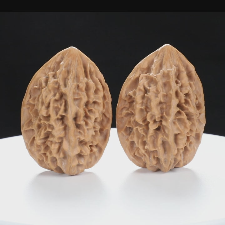 ”Fortune Mouse / Bodhi Seed” Fortune Rat (Nine-Story Pagoda Origin) Tall-Stature Wenwan Walnuts Pair | Size:38L*41W*53H | UPI:UR-00041