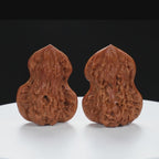 “Gourd” Natural Gourd-Shaped Wenwan Walnuts Pair | Size:39L*38W*50H | UPI:UR-00061